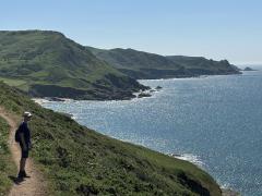 Coming down towards Gara Rock Beach